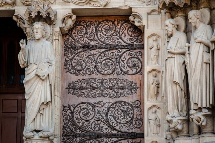 The doors at Notre Dame