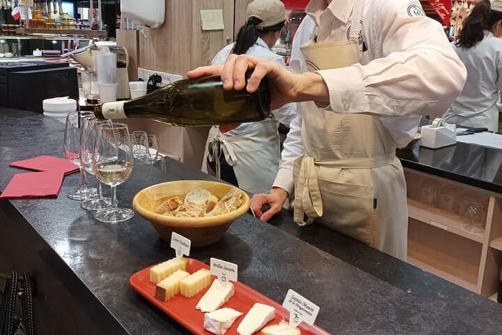 Cheese and wine tasting