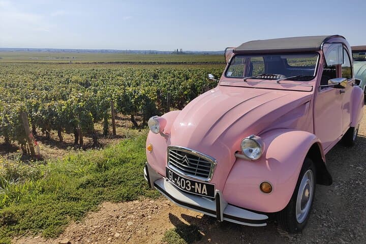 Rental 2CV in Burgundy - From St Loup Géanges & Beaune