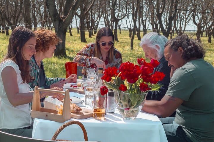 Lunch in the Shadow of the Walnuts, with Wine tasting tour