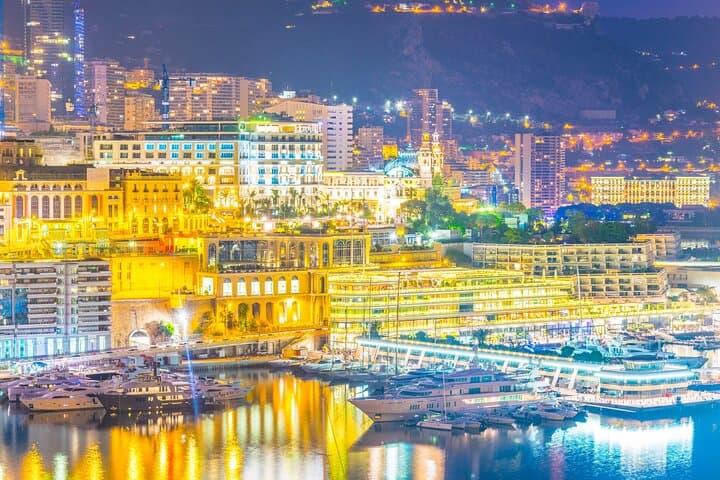 Monaco by Night Private Tour from Nice