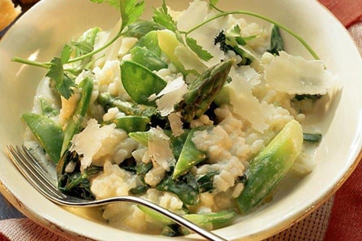 asparagus risotto