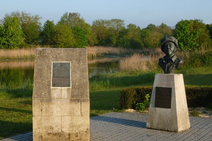 "Glider Marker 1 & Marker 2" at Bénouville landing sector.