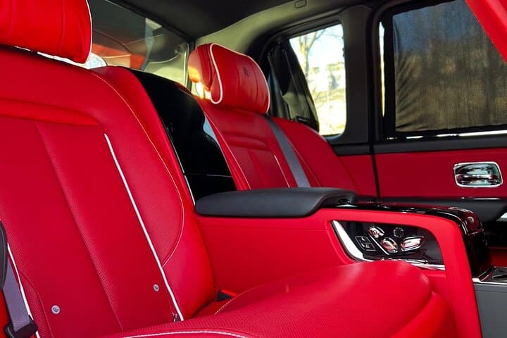Red Interior Rolls Royce