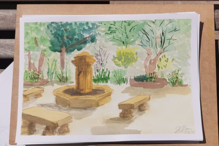 Private Immersion Sketch and Watercolor the Charm of the Old Antibes