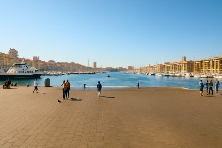 Marseille Old Port to Peak Self Guided Walking Tour with an APP