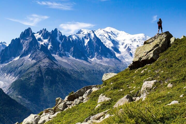 Overlooking Mont Blanc