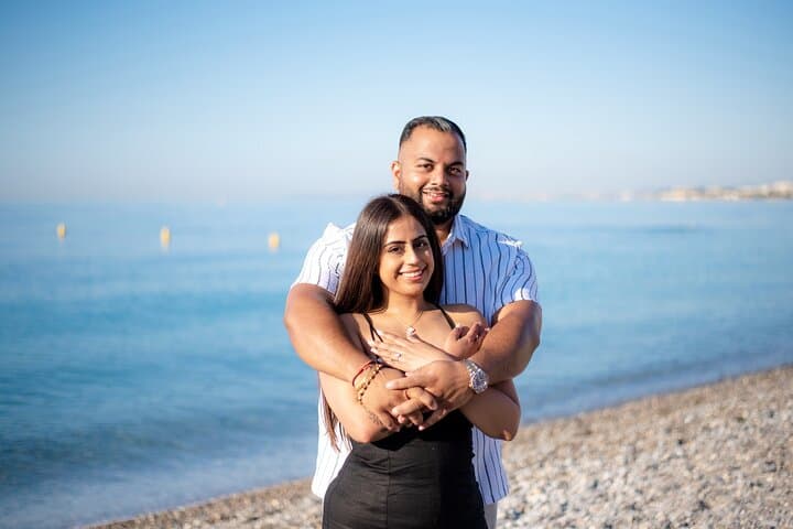 Surprise proposal photoshoot by our local photographer in Nice