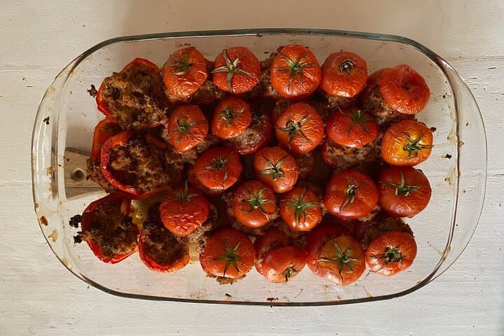 My grand mother 's classic tomates farcies