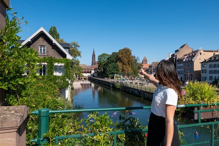 beautiful view of la Petite France during summer
