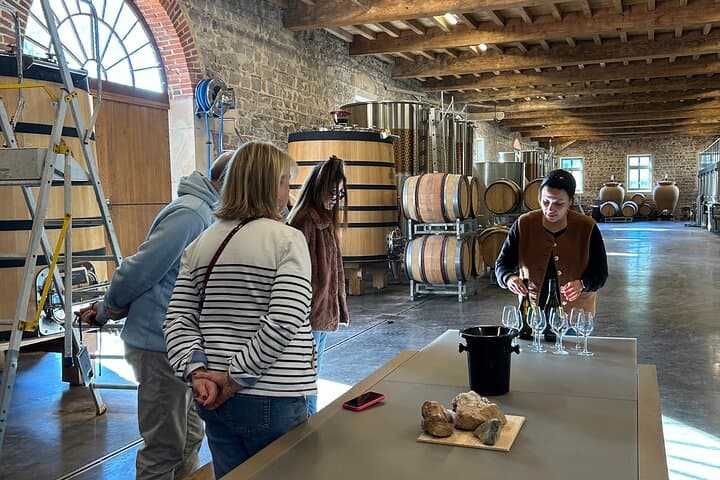 Tasting at Château DE Poncié