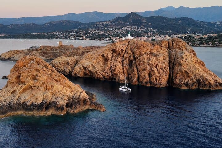 Excursion Agriates and Sunset DE Catamaran L'ile-rousse