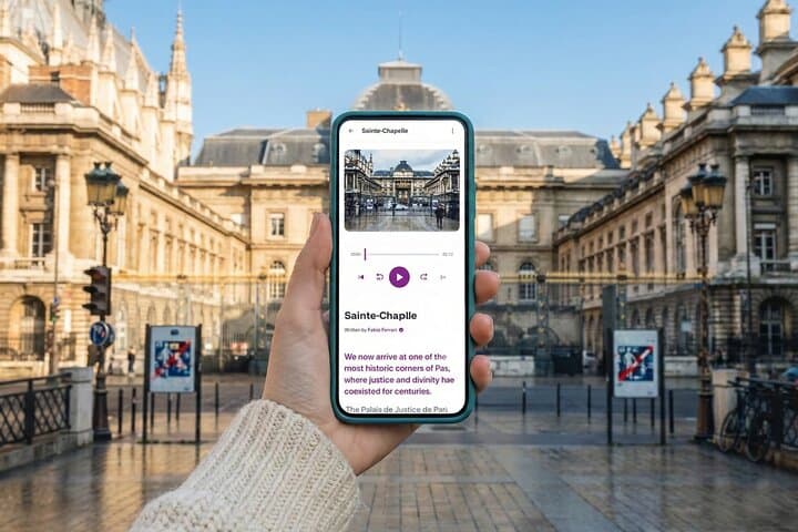 Paris self-guided walking tour with audio stories and quizzes