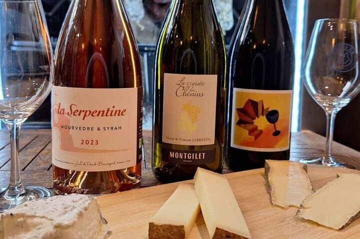 Tasting of 3 local wines accompanied by French cheeses