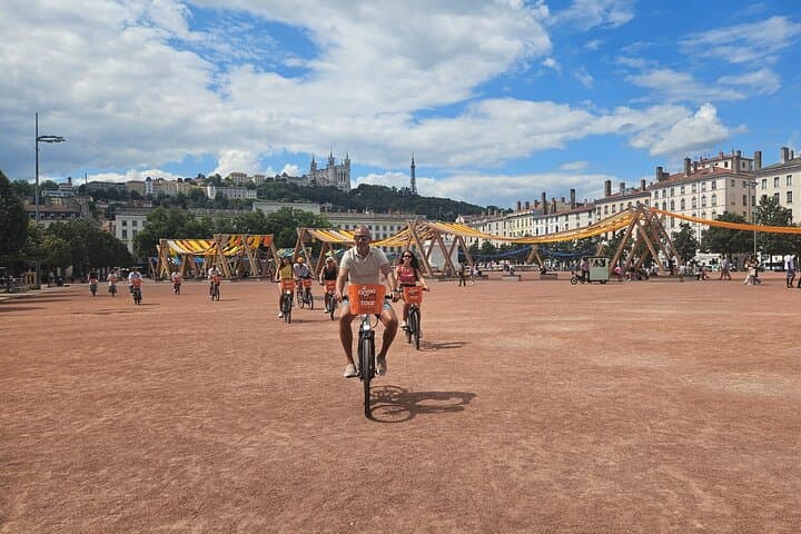 Ride on the Bellecour square