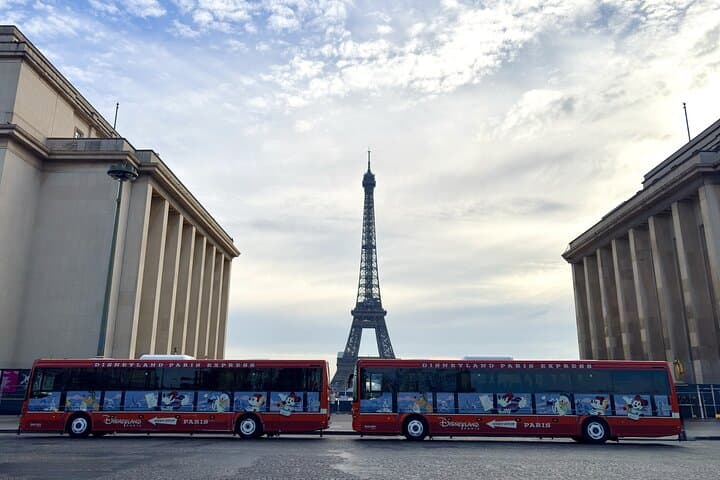 Disneyland® Paris Express Shuttle with Ticket from Central Paris