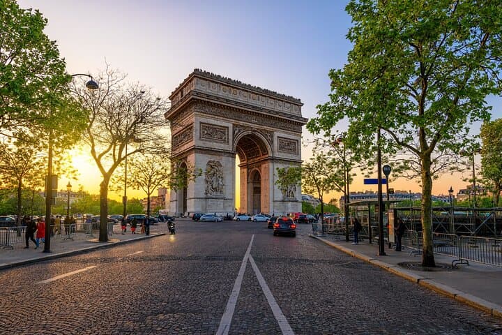 Arc de Triomphe: The top of the Champs-Elysées and Napoleon's glory.