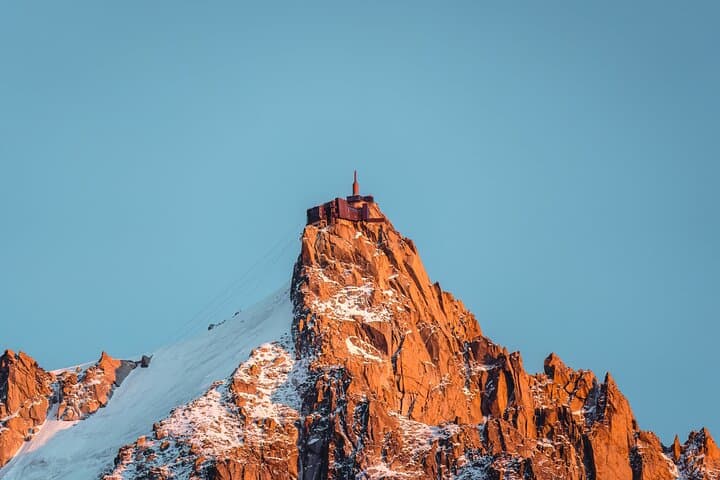 Aiguille du Midi: The highest cable car in France (3842m), gateway to the Haute Montagne.