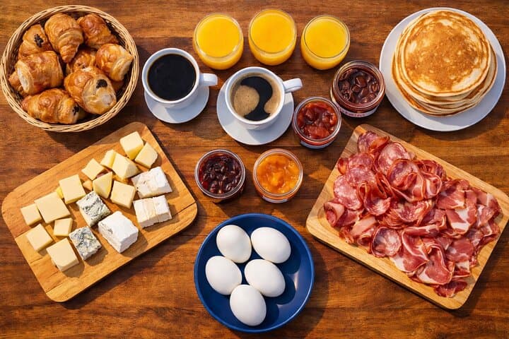 Brunch in Catamaran with bloodthirsty islands