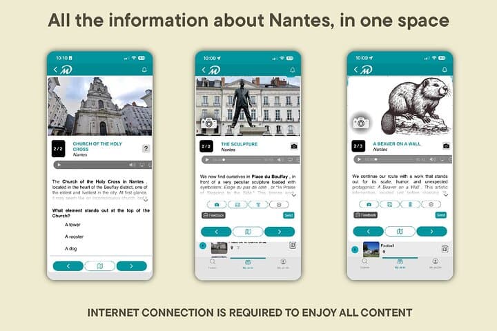 TOP Nantes : Private Guided Tour with your mobile