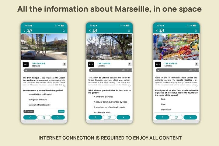 TOP Marseille : Private Guided Tour with your mobile
