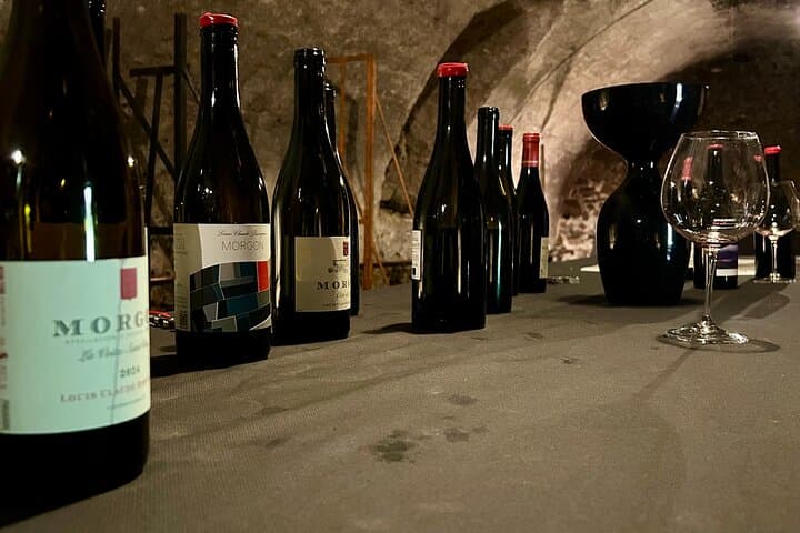 Tasting at the Louis-Claude Desvignes estate in Morgon