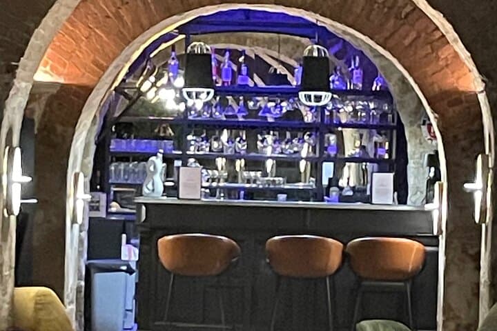 A little bar inside a local cellar