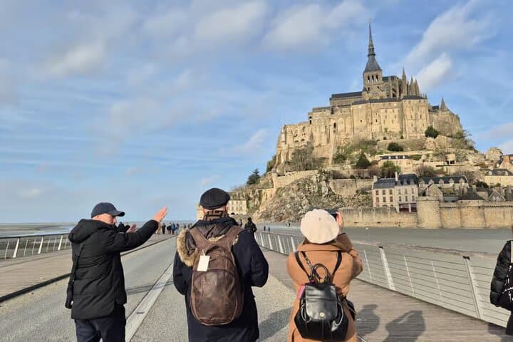 Paris Private Mont Saint Michel Tour with Abbey Entry & Champagne