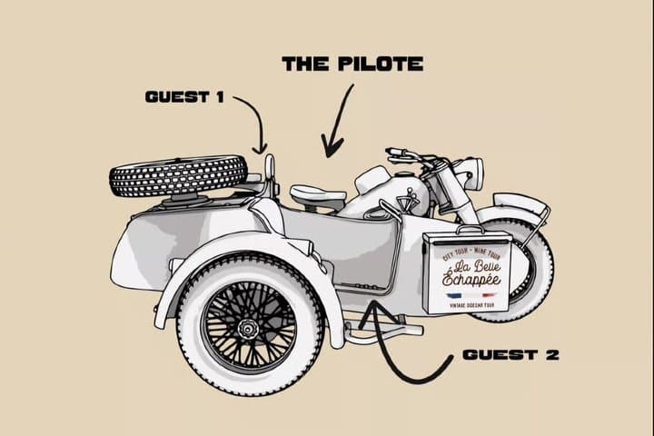 From Aix-en-Provence: 2-Hour Wine & Scenery Sidecar Tour