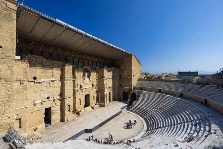 Ancient Theatre: The best preserved stage wall in Europe, mythical site of Chorégies.