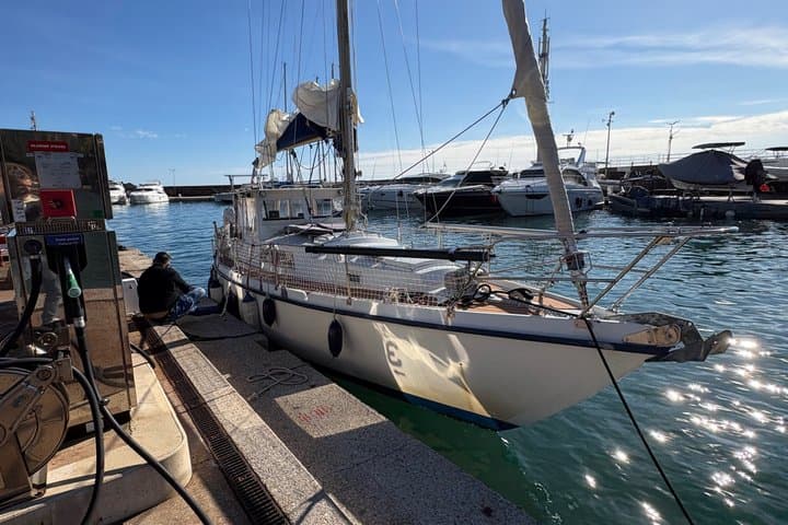 Cruise / Navigation / Sunset in the Lerins Islands
