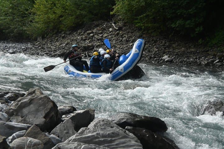 Whitewater Rafting on the Giffre River with Zen River Camp, in Samoëns, Haute Savoie, France