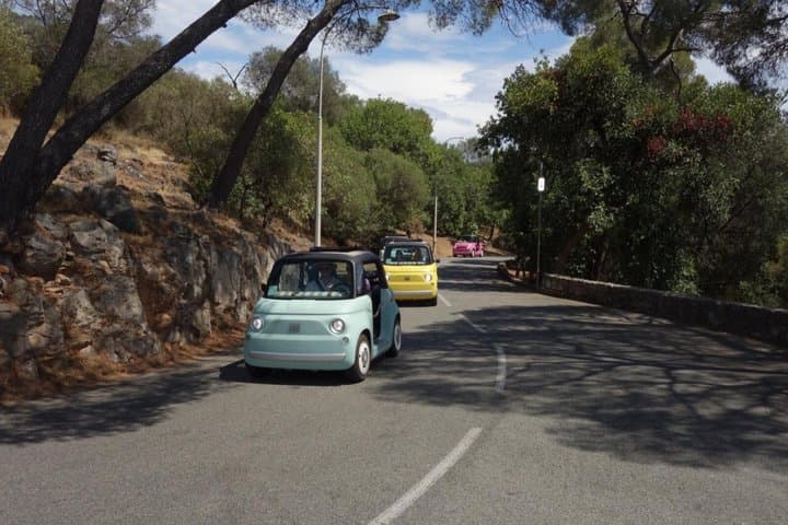 Retro Electric Topolino Ride on the French Riviera