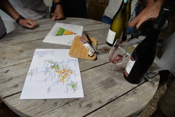map of vineyards
