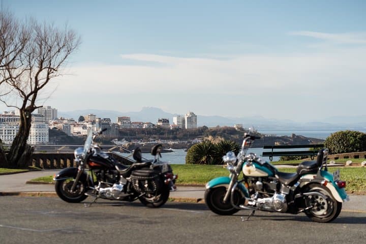Chauffeured Vintage Harley Davidsons Tours in Basque Country