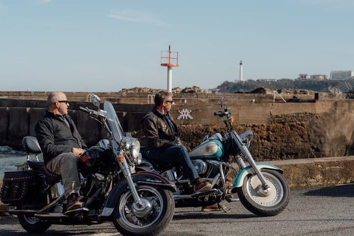 Chauffeured Vintage Harley Davidsons Tours in Basque Country