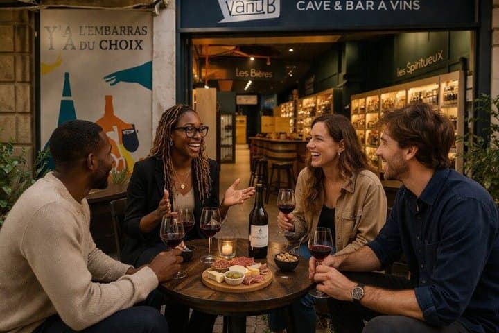 Practice English in a Marseille Wine Bar with a Local