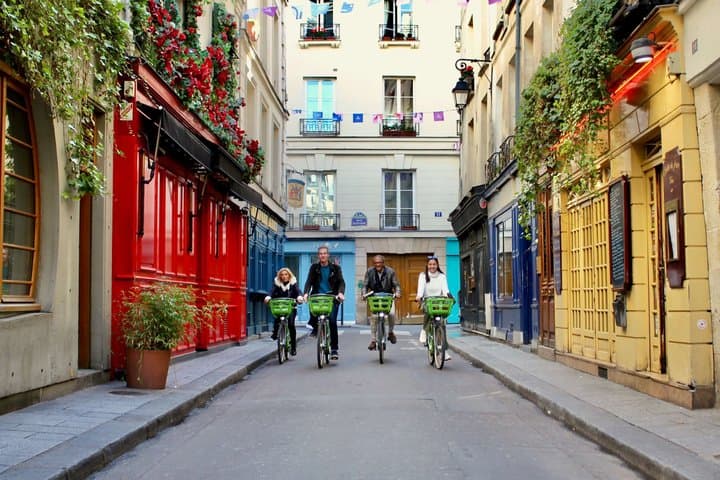 The Real Paris Sunrise Bike Tour Germain Latin Quarter