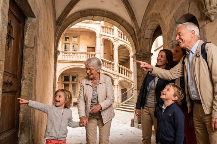Private Family Walking Tour in Lyon Old Town Heritage