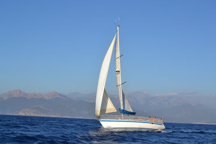 Calvi 3 Hour Small Group Sailing Tour with Swim and Sunset option