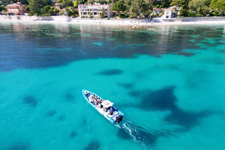 From Nice : Secret Riviera Boat Tour to Mala cave with Snorkeling