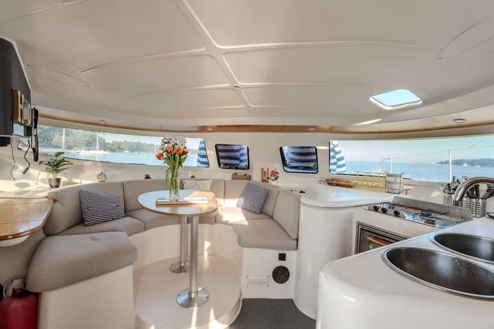 Cannes Private Catamaran Experience with Gourmet Lunch
