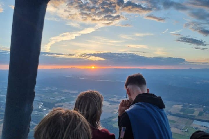Hot air balloon flight near Aix en Provence