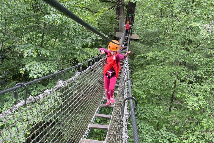 Tree-top adventure at Saint-Germain-en-Laye