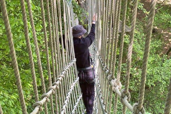 Tree-top adventure at Saint-Germain-en-Laye