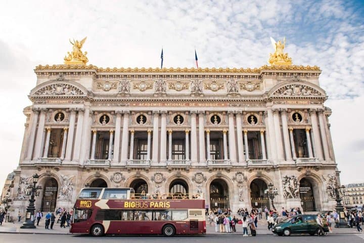 Paris Open Top City Sightseeing Bus Tour Ticket