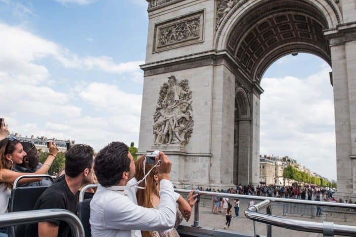 Paris Open Top City Sightseeing Bus Tour Ticket
