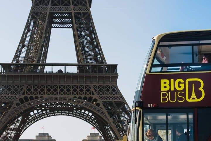 Paris Open Top City Sightseeing Bus Tour Ticket