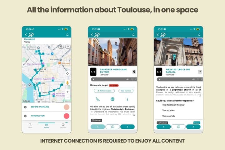 TOP Toulouse : Private Guided Tour with your mobile
