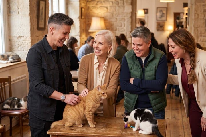 Paris LGBTQ Cat Cafe Tour
